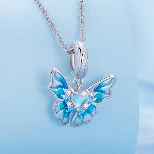 Blue Butterfly Pendant