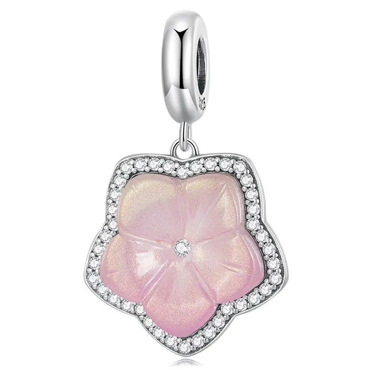 Pink Flower Pendant