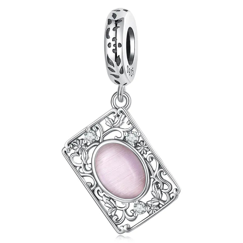 Pink Pendant and Charm